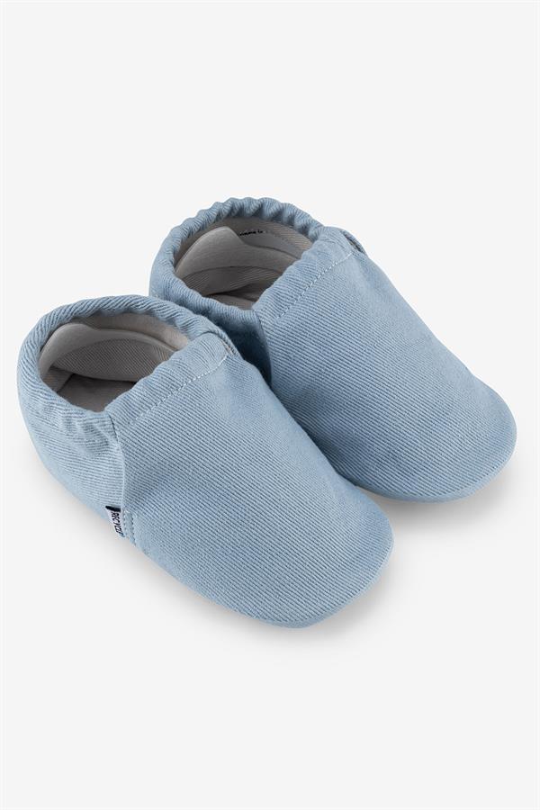 recycled canvas hyper eco light blue barefoot smart booties 3