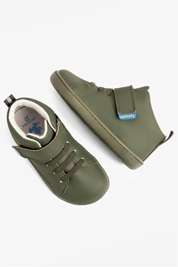 Παιδικά Παπούτσια Hightop - Χακί (Μεγέθη 24-32)