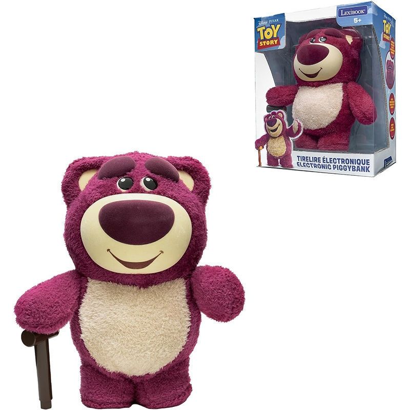 Lexibook Disney Toy Story – Ηλεκτρονικός Κουμπαράς Lotso με Ήχους JG140TS1
