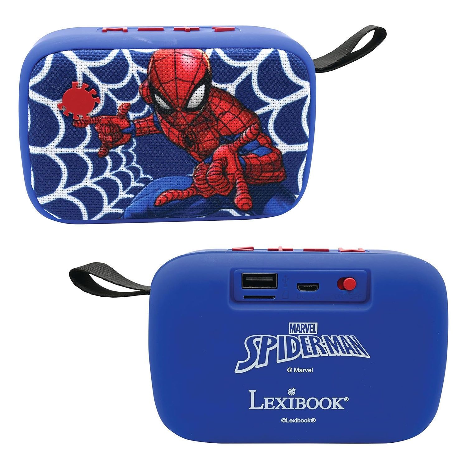 Παιδικό Φορητό Ηχείο Spider-Man Bluetooth Lexibook | TWS, USB-C, Μπαταρία 4 ωρών BT018SP