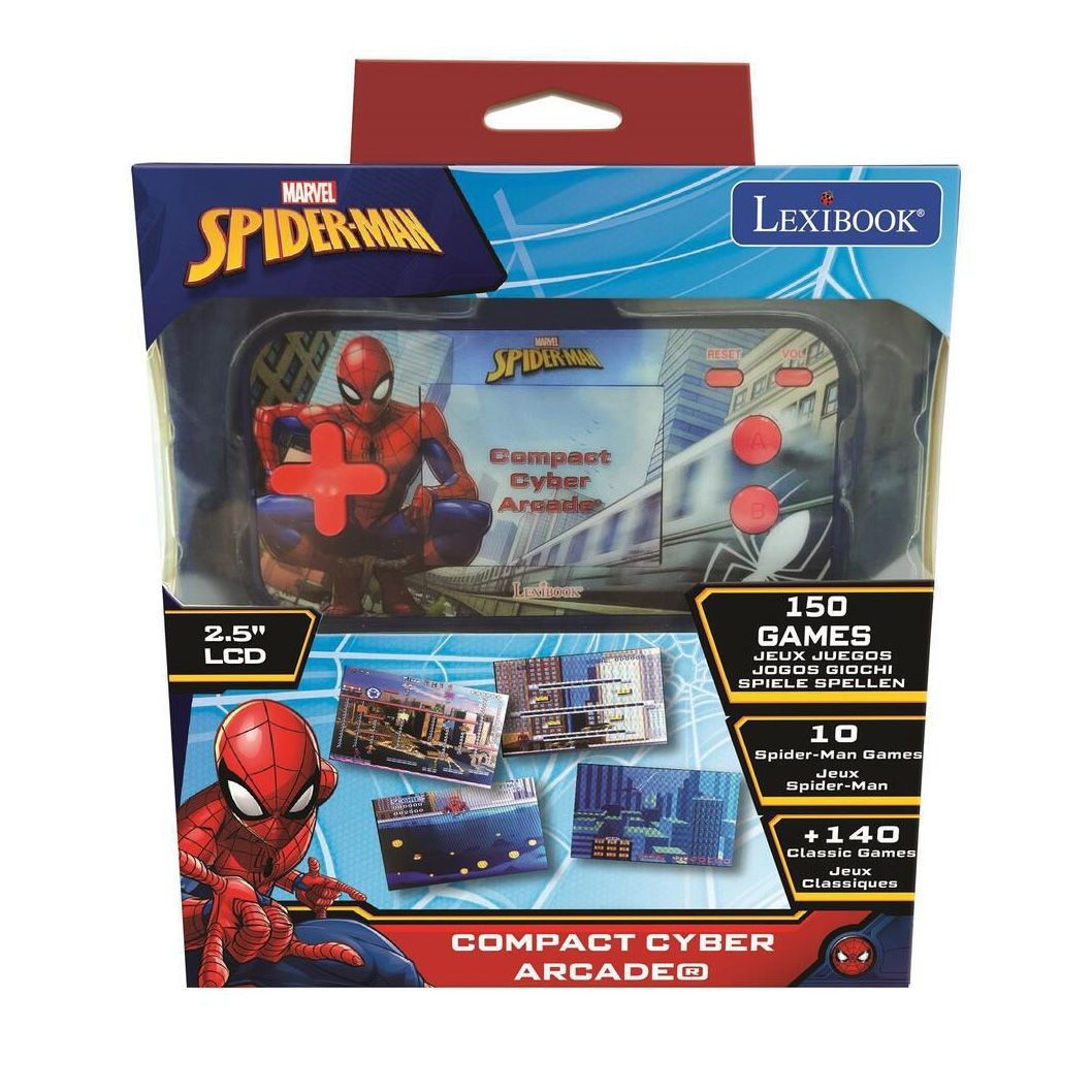Φορητή Ηλεκτρονική Κονσόλα με 150 Παιχνίδια Spiderman JL2367SP