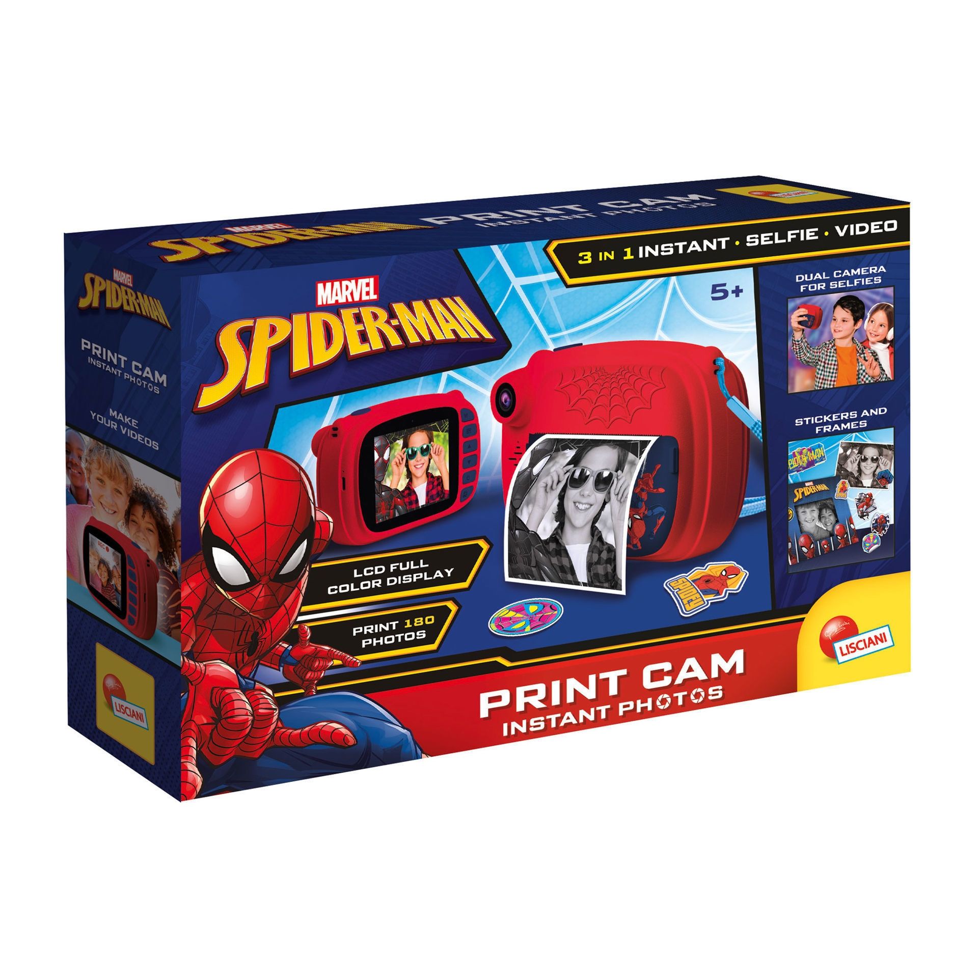 Instant Φωτογραφική Μηχανή Spiderman Print Camera 104024 Lisciani