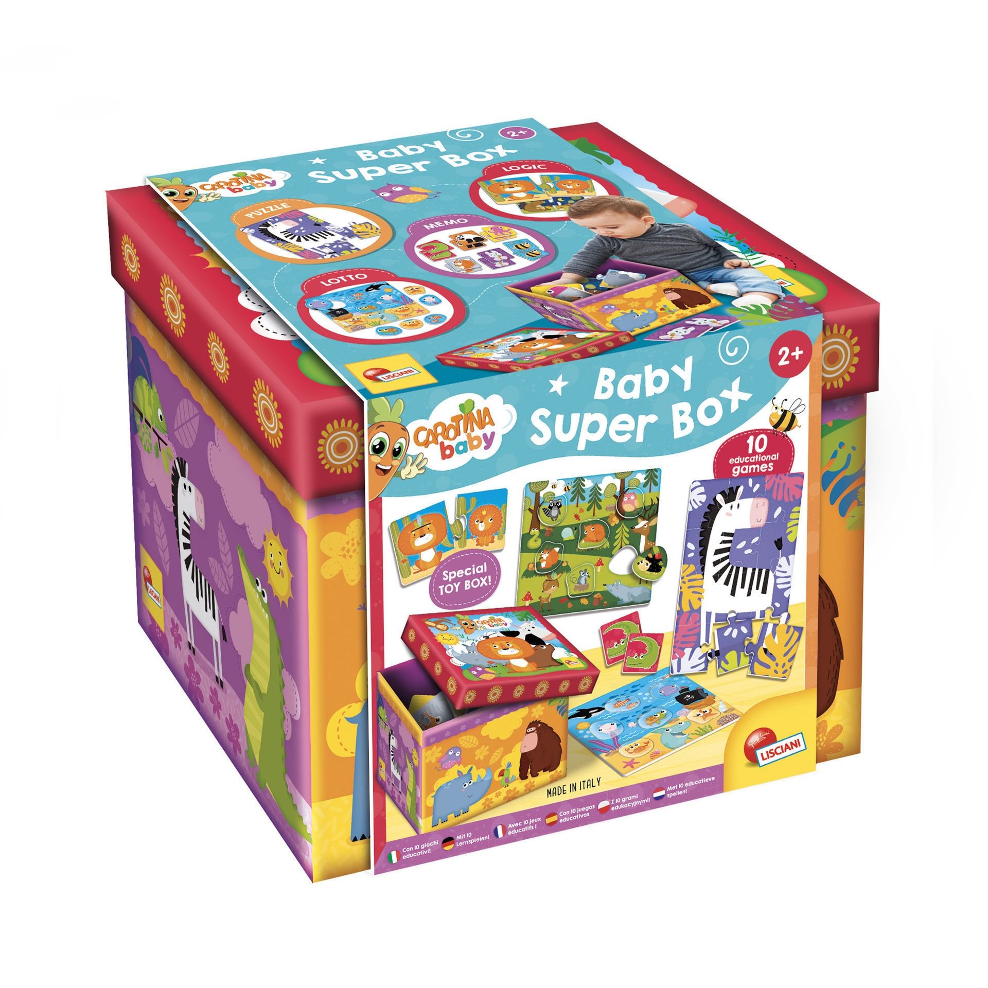 Εκπαδευτικό Σετ Παιχνιδιών για 1-4 ετών Carotina Baby Super Box 107827