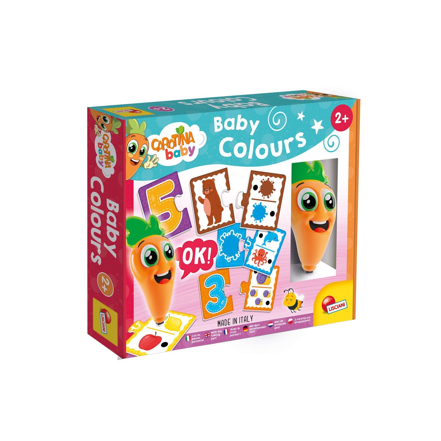 Lisciani Carotina Baby Talking Pen Χρώματα - Εκπαιδευτικό Στυλό με Ήχους 2+ Ετών 107292