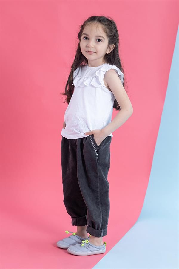 Παιδικά Παπούτσια Hoppuff Casual - Γκρι (Μεγέθη 24-32)