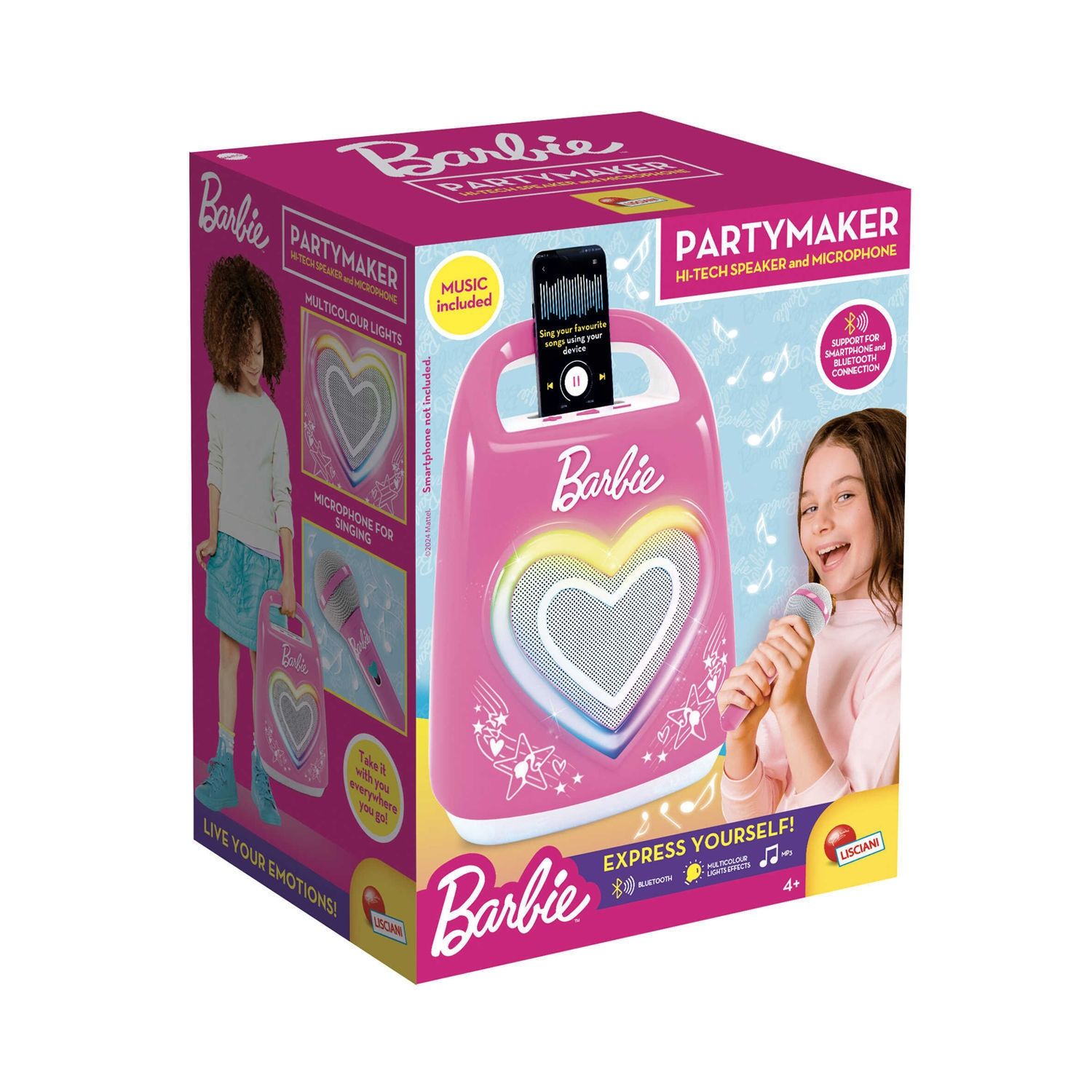 ΗΧΕΙΟ ΚΑΙ ΜΙΚΡΟΦΩΝΟ BLUETOOTH BARBIE PARTY