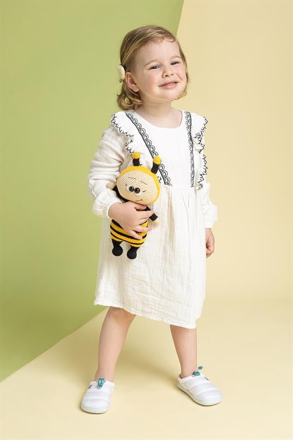 Παιδικά Παπούτσια Hoppuff Casual - Λευκά (Μεγέθη 24-32)