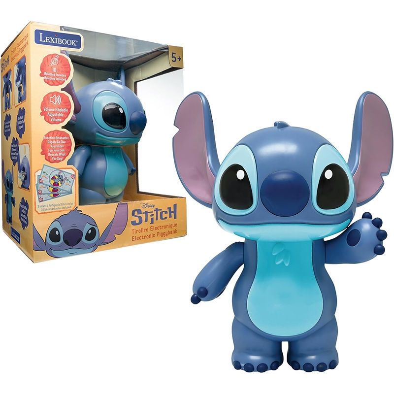 Lexibook Disney Stitch – Ηλεκτρονικός Κουμπαράς με Ήχους & Μελωδίες JG140D
