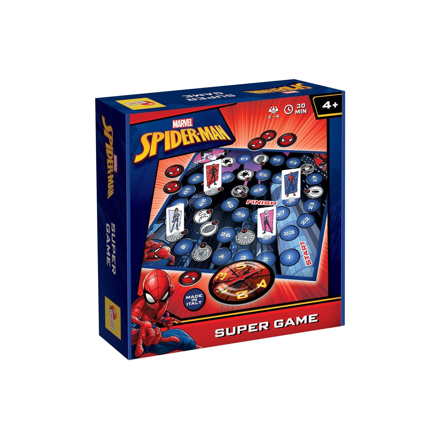 Επιτραπέζιο Super Game Mini Marvel Spider-Man – Παιχνίδι Τσέπης για 2-4 Παίκτες | 4+ Ετών - 113231