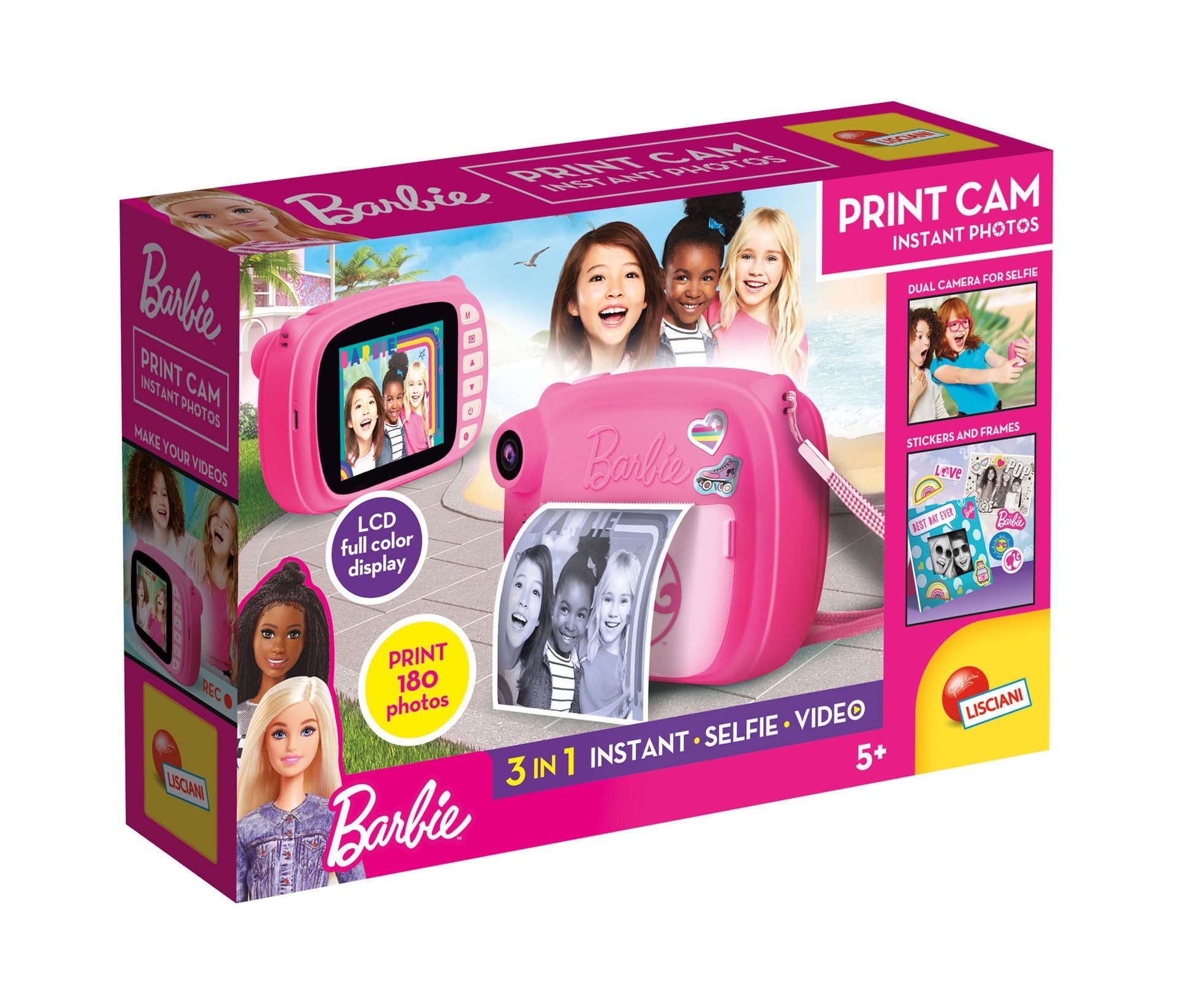 Instant Φωτογραφική Μηχανή Barbie Print Camera 97050 Lisciani