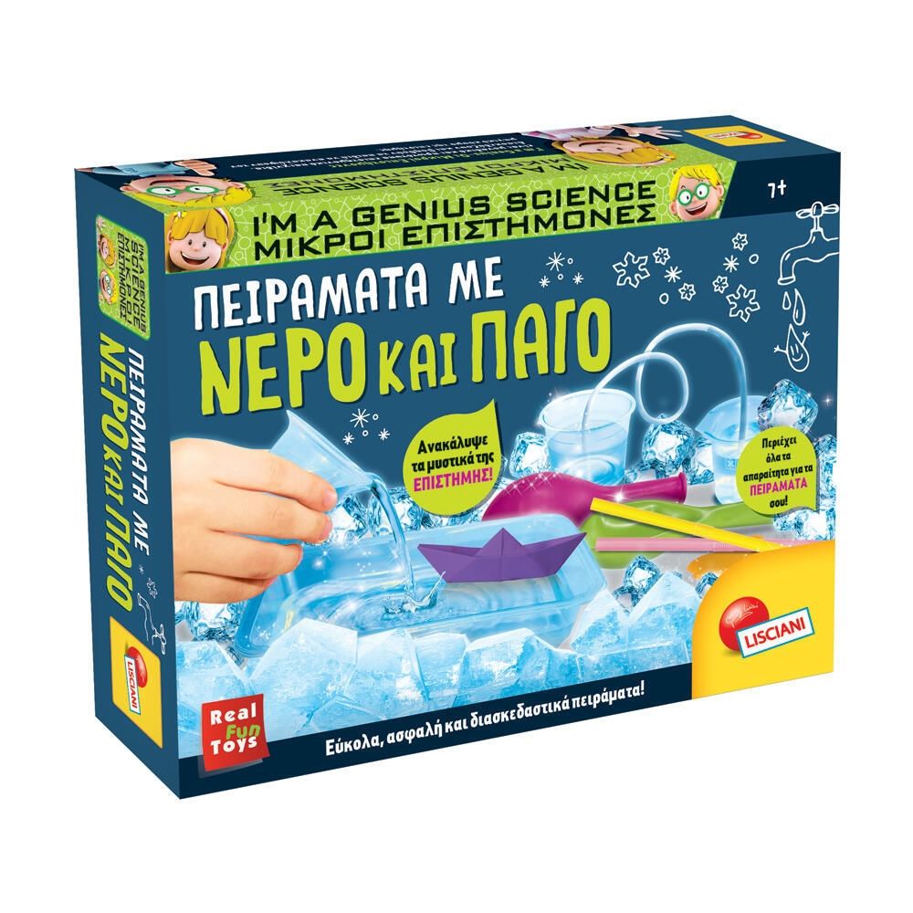 Πειράματα με Νερό και Πάγο I'm A Genius - Εκπαιδευτικό Σετ Φυσικής 7+ Ετών Lisciani 88799