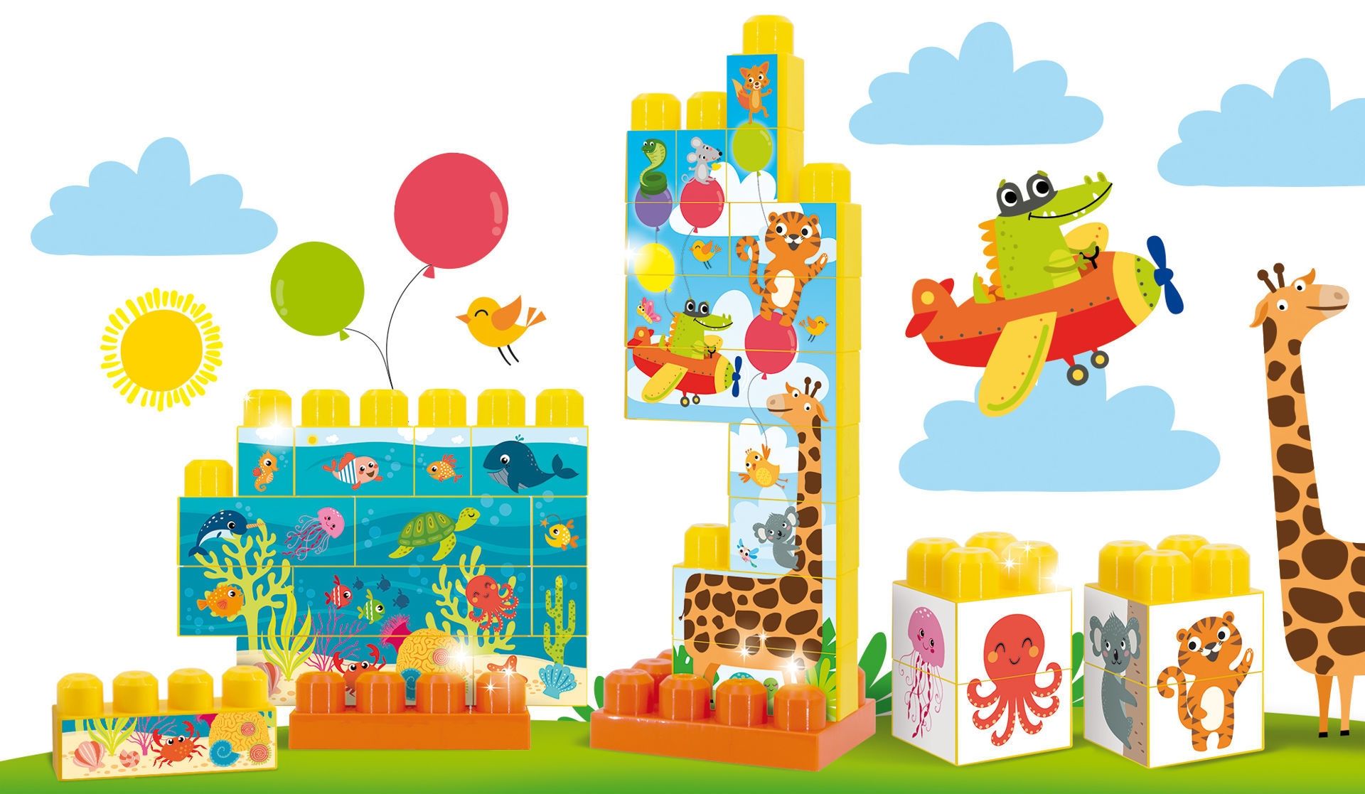 CAROTINA BABY BLOCKS PUZZLE 3D ΖΩΑ