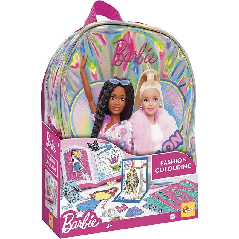 Σακίδιο Barbie Fashion Σχεδιάζω & Χρωματίζω Lisciani | Δημιουργικό Σετ Μόδας για Παιδιά 4+, 112043