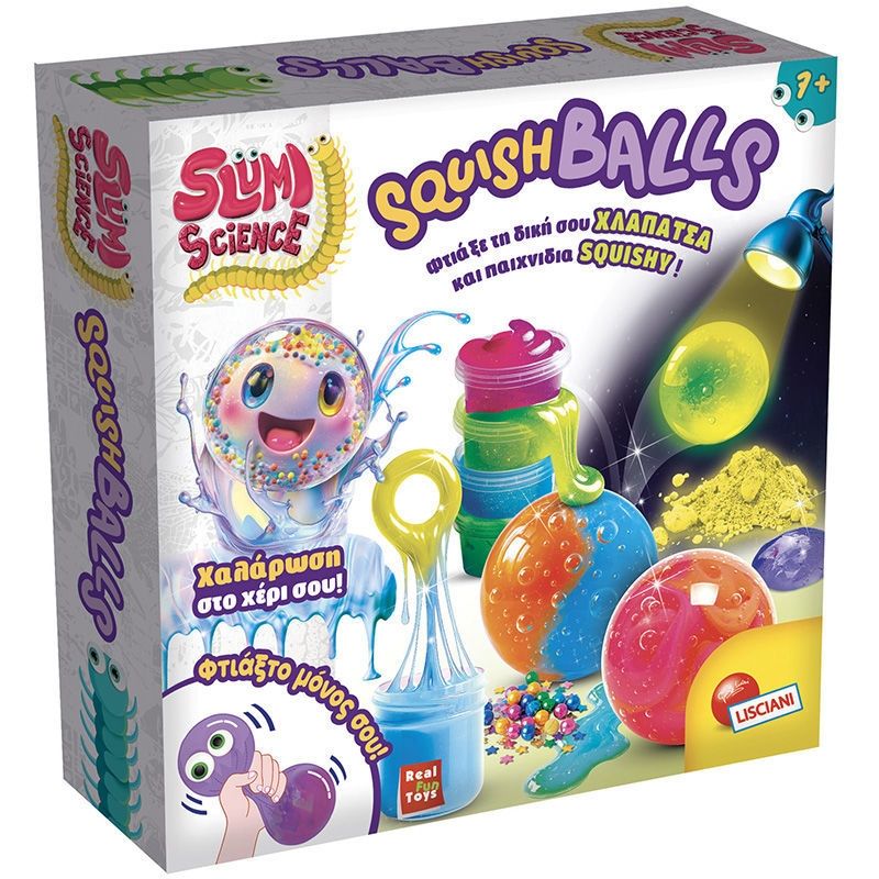 Slumi Science Squish Balls – Φτιάξε τις Δικές σου Ζουλιχτές Μπάλες Antistress | 7+ Ετών - 113972
