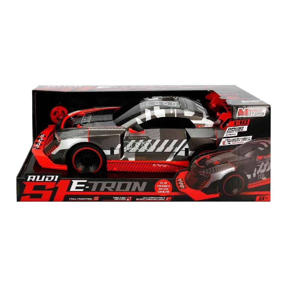 Mondo Motors Audi S1 E-Tron Τηλεκατευθυνόμενο 1:10 - Racing RC Car 20km/h με 2.4GHz & Full Function Control M63803
